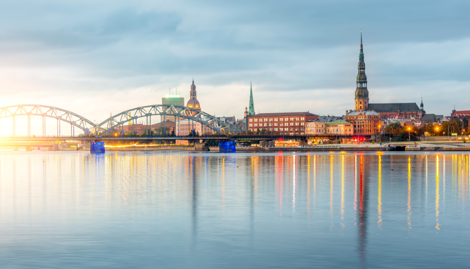 Skats ar Rīgas panorāmu